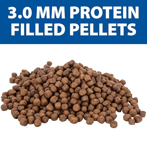 The Pond Guy Game Fish Grower Floating Pellet Food, Complete Aquatic Nutrition for Bass, Trout, & Catfish in Freshwater Ponds & Lakes, 17 lbs