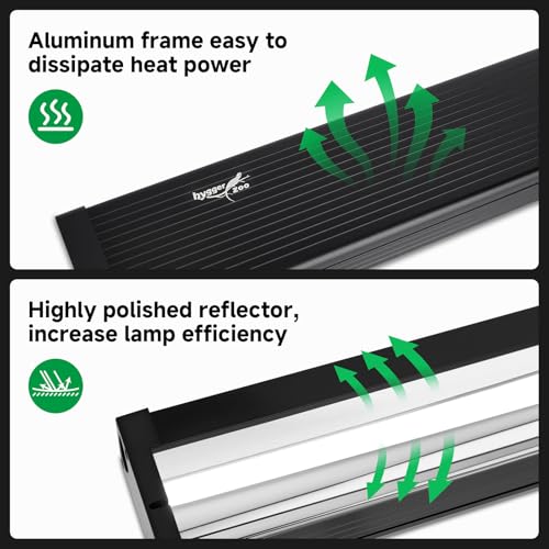 T5 UVB Reptile Light Fixture Upgrade Square HO UVB Bulb Lighting Combo Kit 10.0 UVB Light for Reptiles Terrarium Fluorescent 24W Reptile Light Bar UVA UVB Desert Lamp for Bearded Dragon Turtle Tank - size: 24W 22IN