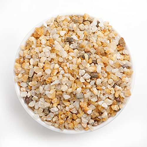 1/8inch-1/5inch Coarse Silica Sand Stones, Boniosz 2.4lb Succulent and Cactus Bonsai Rocks Small Decorative Pebbles for Terrariums, Fairy Gardening, Top Dressing, and Houseplants - color: 1/8-1/5 inch Coarse Silica Rocks, size: 2.4lb