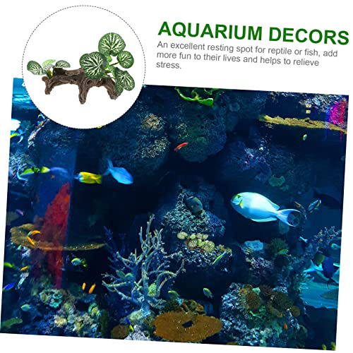 Toddmomy Realistic Artificial Reptile Plant for Tank Sphagnum Moss Decor Fish Tank Landscape