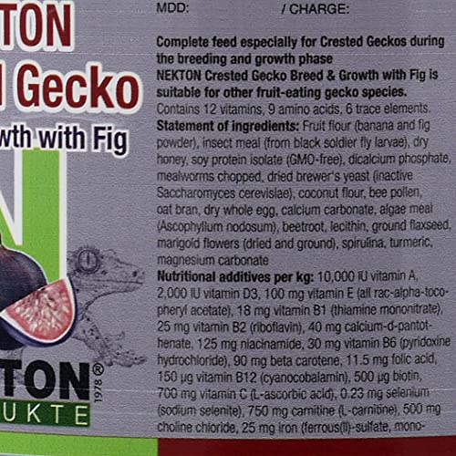 Nekton Crested Gecko Fig for Growth and Breeding 100g (3.53oz) - size: 3.5 Ounce (Pack of 1)