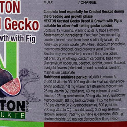 Nekton Crested Gecko Fig for Growth and Breeding 100g (3.53oz) - size: 3.5 Ounce (Pack of 1)