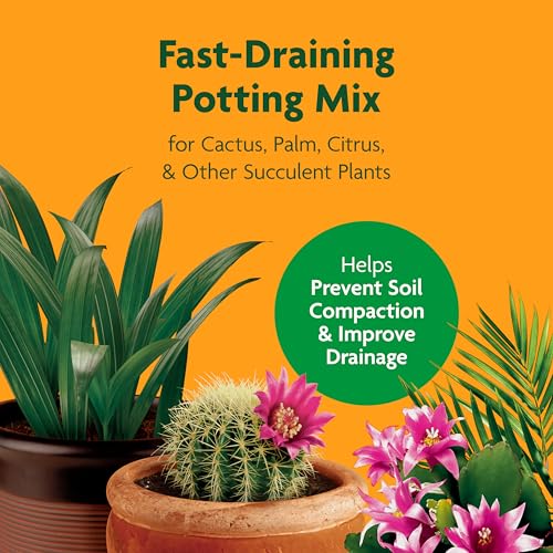 Miracle-Gro Cactus, Palm & Citrus Potting Mix, 8 qt. - size: 1-Pack
