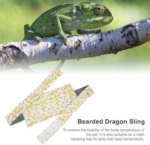 Reptile Sling Carrier Bearded Dragon Carrier Comfortable Pet Carrier Small Animal Carriers for Reptiles Lizards Bearded Dragons Walking
