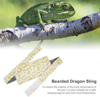 Reptile Sling Carrier Bearded Dragon Carrier Comfortable Pet Carrier Small Animal Carriers for Reptiles Lizards Bearded Dragons Walking