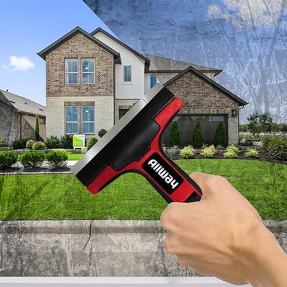 ALLWAY GTS Glass & Tile Scraper, 4″ | Soft-Grip Handle, Easy Blade Change - style: Glass & Tile Scraper