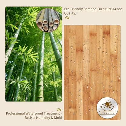 50 Gallon Bamboo Reptile Enclsoure,36"x16"x18" Bearded Dragon Tank Also for Ball Python,Snake,Gecko,Turtle with Sliding Door Top Screen Ventilation,Stackable Large Reptile Terrariums - size: 36"x16"x18"