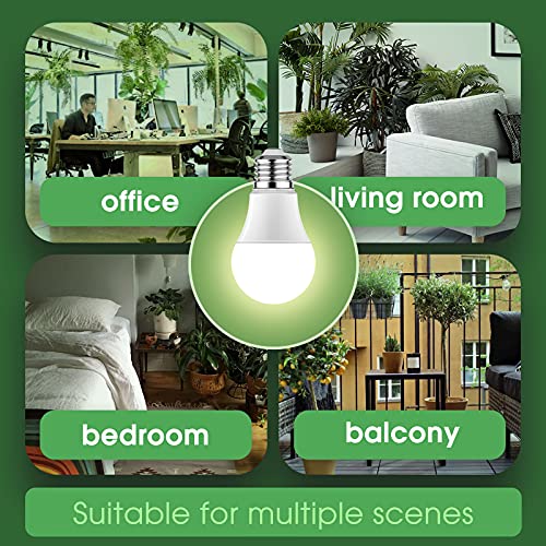 Briignite LED Grow Light Bulbs, Full Spectrum, Plant Light Bulbs E26 Base, 11W, 100W Equivalent, 3Pack - color: Warm, size: 3 Count (Pack of 1)