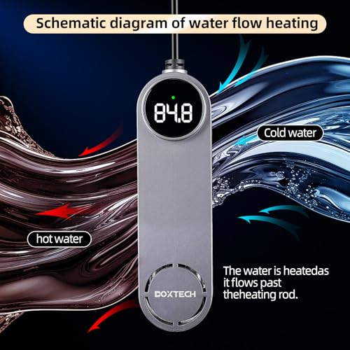 UPETTOOLS 200W Aquarium Heater, Digital Fish Tank Heater | 20-40 Gal, External Controller, Explosion-Proof, Dry-Run Protection, Betta - size: 200W（20-40Gallon）