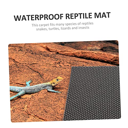 Totority Reptile Terrarium Carpet Reptile Pad Moisturizing Liner Snake Turtle Bedding Easy to Clean