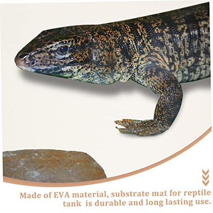 Reptile Carpet Terrarium Liner for Gecko Tortoise Bearded Dragon Snake Washable Reptile Bedding Mat