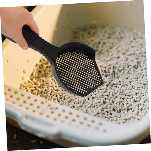 VICASKY 2Pcs Cat Litter Scoop Set Lightweight Plastic Sifter for Fast Cleaning Efficient Waste Removal for Cats Reptiles Durable Design for Litter Boxes Pet Enclosures