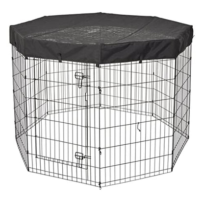 MidWest Homes for Pets Octagon Exercise Pen Fabric Mesh Top