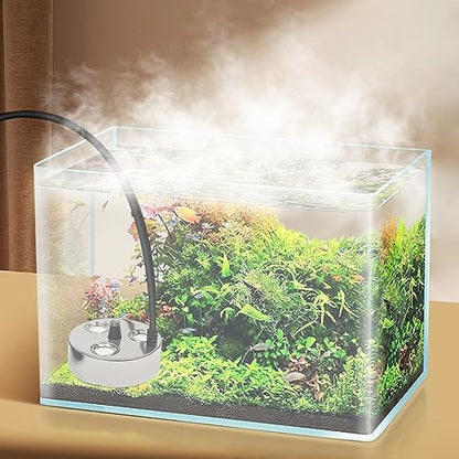 3-Head Ultrasonic Mist Maker Fogger - 900ml/H Humidifier Machine for Fountains, Aquariums, and Ponds | Ideal for Garden Fogging, Hydroponics, and Indoor Grow Rooms.