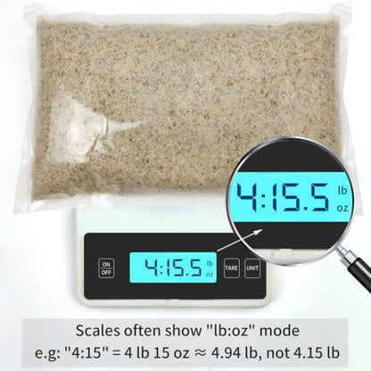 FANTIAN 5 lbs Aquarium Silica Sand, Beige Fish Tank Sand. Mini Gravel Substrate for Terrariums, Plants Potted, Fire Pits, Candle, Vase Filler and Crafts - color: Beige, size: 5 LB