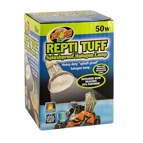 Zoo Med Turtle Tuff Splashproof Halogen Lamp, 50w
