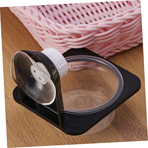 5pcs Reptile Food Tray Pet Bowls for Tortoise Turtle Tank Accessories Lizard Tank Accessories Suction Cup Style - size: Size 3