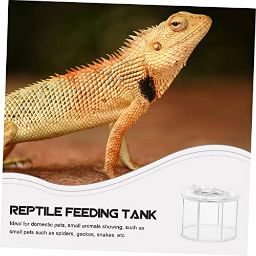 BESPORTBLE 2pcs Pet Display Box for Reptile Observation Reptile Breeding Container Ventilation for Animals Like Snakes Frogs and Turtles