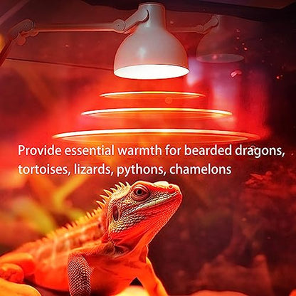 Vinaco G9 Heat Lamp Bulbs for Reptile, Dimmable Night Red UVA UVB Reptile Heat Lamp G9, 2 Pin Base Mini G 9 Halogen Bulbs 50W 120V, Infrared Heat Lamp for Bearded Dragon Gecko Turtle Lizard - style: 50W- 5 Pack