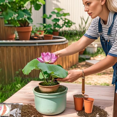 Doter Aquatic Soil for Plants - 2.2LBS, Clay Aquarium Soil Suitable for Small Ponds & Water Plants Like Lotus & Water Lily, Safe for Fish & Aquatic Life (Pack of 2) - size: 2.2 LBS (Pack of 2)