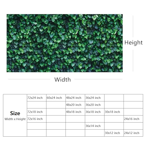 YongFoto Reptile Terrarium Background 30x18 inch Reptile Tank Background Botanical Plant Green Leaves Vine Wall Reptile Habitat Background Bearded Dragon Fish Tank Aquarium Background Backdrop - color: Green, size: 30x18in/75x45cm