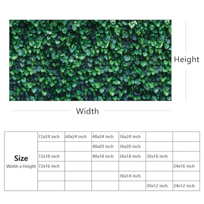 YongFoto Reptile Terrarium Background 30x18 inch Reptile Tank Background Botanical Plant Green Leaves Vine Wall Reptile Habitat Background Bearded Dragon Fish Tank Aquarium Background Backdrop - color: Green, size: 30x18in/75x45cm