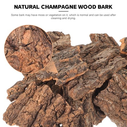 SHINEOFI 14pcs Cork Bark Reptile Decor Natural Tree Bark Climbing Platforms for Gecko Lizard Snake Spiders Tank Terrariums Turtle Tanks Decor,Random Shape