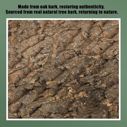 Cork Bark Background, 40x30 cm Reptile Hiding Bark Cork Terrarium Background Climbing Platforms for Beared Dragon Lizard Geckos Spider