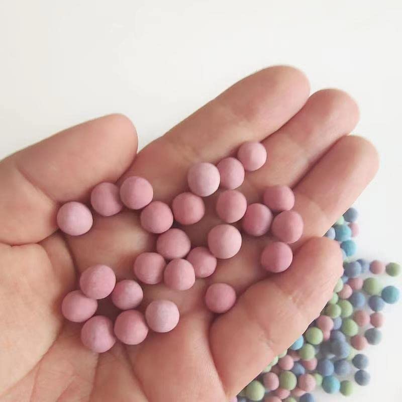 YUWIXMOX 360 Pieces Mineral Balls for Freshwater Aquarium Tank. Weakly Alkaline Balls Substrate Gravel for Aquascape Shrimp Tank
