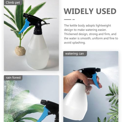 Outanaya Reptile Humidifying Spray Bottle 2pcs Gardening Watering Pot Adjustable Nozzle Air Pressure Kettle for Terrarium Plants and Pets