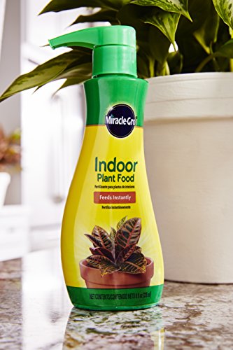 Miracle-Gro Indoor Plant Food, 8 oz. (6-Pack) | Liquid Plant Food for Houseplants, Snake Plants, Peace Lilies, Flowers, Vegetables, Herbs and More - size: 6 Pack