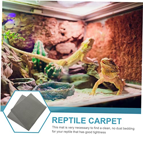 BESPORTBLE Reusable Terrarium Liner Reptile Carpet Bedding Portable Snake Mat Lizard Carpet Mat Decorative Reptile Pad