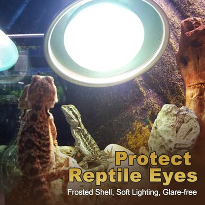 MIXJOY 75W Reptile Heat Lamp Bulbs, 2Pack Heat Lamp Bulbs for Reptiles Basking Bulbs UVA Daylight Basking Light Amphibians Heating Lamp Emitter for Lizard, Tortoise, Bearded Dragon Gecko, Chicken - style: 2Pack 75W