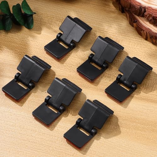 Hemobllo 6-Pack Reptile Feeding Tank Buckle Turtle Terrarium Buckle Plastic Turtle Tank Lid Lock for Reptile Easy Install Latch for Breeding Box Amphibious and Rain Forest