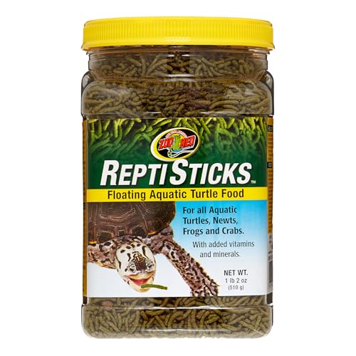 Zoo Med ReptiSticks Floating Aquatic Turtle Food, 18-Ounce - size: 1.2 Pound (Pack of 1)