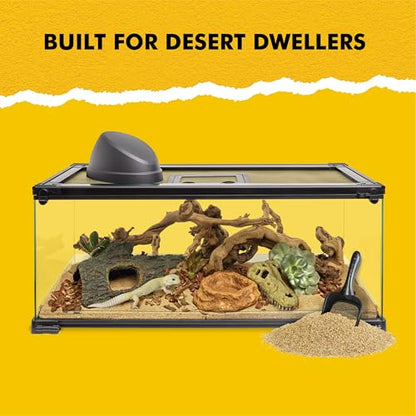 Zilla Desert Bedding, Substrate for Reptile Terrariums, Ideal for Bearded Dragons, Uromastyx, and More, 10 Quarts