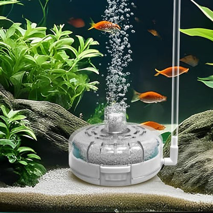Fish Tank Micros Pump – Portable Filtration Unit, Efficient Water Circulation, Lightweight Sturdy Structure | Aquarium Aerator with Easy Install for Freshwater Saltwater Pond Terrarium Breeding System