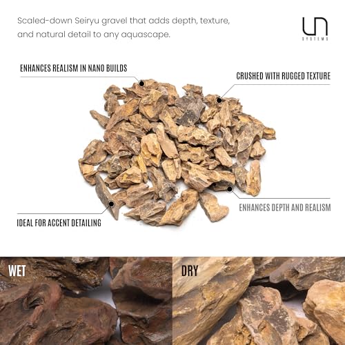 UNS Accent Stone - Aquascaping Hardscape for Freshwater Aquarium Aquascape - Shrimp, Turtle, Betta Fish Tank Decoration - Yellow Red Small Rock for Terrariums & Vivariums - Dragon Stone Ohko, 2.2 lb - size: Stone - 2.2LB