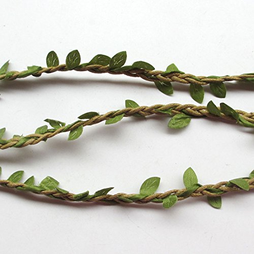 Chenkou Craft 10M Artificial Vine Fake Foliage Leaf Plant Garland Rustic Wedding Home Decor