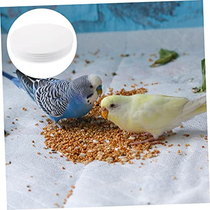 Bird Cage Liner Papers Disposable Absorbent Cage Liners with Leak-Proof Bottom 11.10 X 11.10 X 0.11 in Sheets for Parrots and Small Birds Easy Cleaning