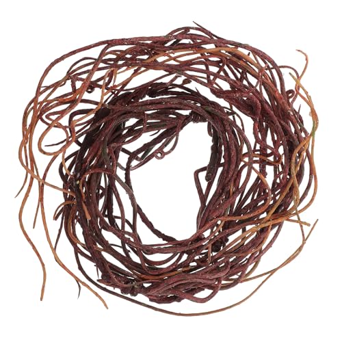 GANAZONO Artificial Reptile Climbing Vine with Bendable Rattan, Decorative Faux Tree Roots for Terrarium Habitat, Lizard and Snake Tank Décor, Jungle Vine for Reptile Enclosure