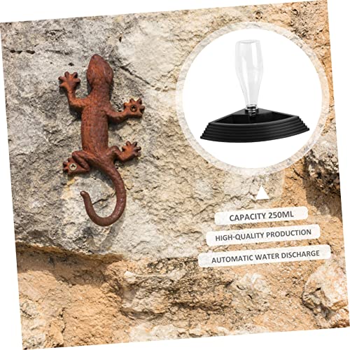 Mipcase Indoor Water Fountains for Reptiles Pet Drinking Bowl Safe No Leak Design