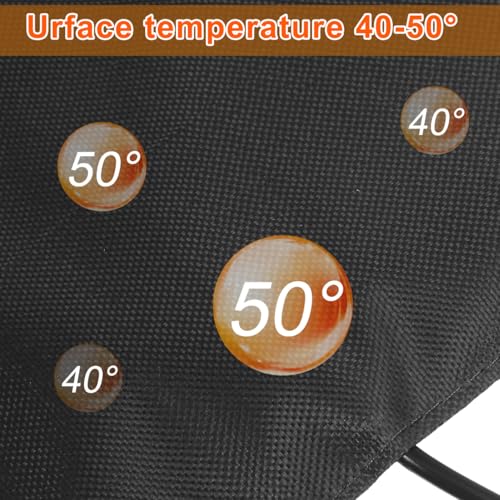 BESPORTBLE USB Heating Pad for Small Pets Hamster Reptile Heat Mat 5.5 Inch Thermal Insulation Mat for Rabbits Birds Chinchillas Winter Warm Cushion
