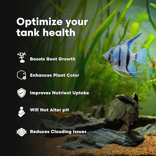 Brightwell Aquatics FlorinBase Laterite Powder – Iron-Rich Clay Substrate for Planted Aquariums – Enhances Root Growth, Plant Health – pH Neutral, 1000g - size: 1000 grams
