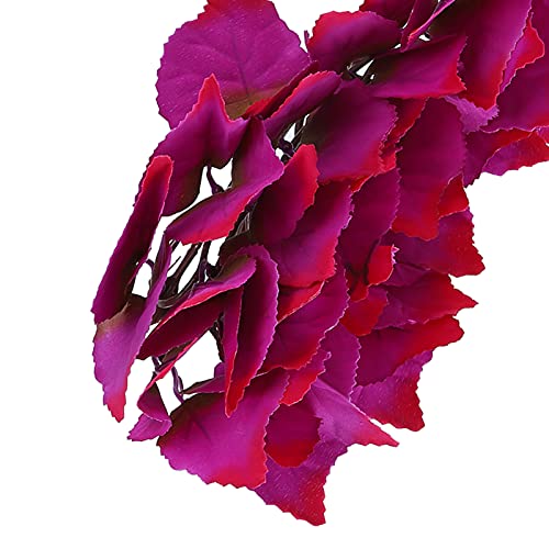Artificial Reptile Plants, Terrarium Hanging Plants Vines Artificial Leaves Habitat Decorations with Suction Cup for Bearded Dragon Hermit Crab Lizard Snake Geckos Chameleon - size: T-1034J1