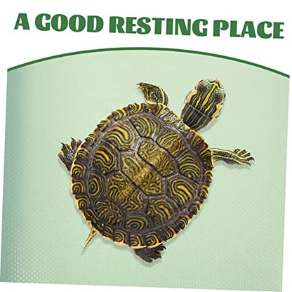 Mikikit Reptile Carpet Mat for Terrarium Bedding Durable Eva Substrate Liner for Bearded Dragon Leopard Gecko and Other Reptiles Easy to Clean Non-Absorbent Design - color: Light Green