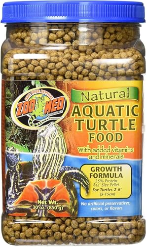Zoo Med Aquatic Turtle Food Growth Formula [Set of 2] Size: 30 Oz.