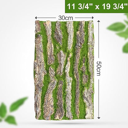 Artificial Moss Bark, Fake Moss Wall | Reptile Terrarium Background, Simulation Fake Moss Sheet for Crafts, Home Decoration Cork Moss Mat (Size : 30x50cm(11 3/4 x 19 3/4in)) - size: 30x50cm(11 3/4 x 19 3/4in)