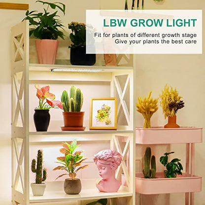 LBW Grow Light, 405 LEDs Full Spectrum Small Grow Lights, 4/8/12H Timer, 3 Lighting Modes, 10 Dimmable Levels, Plant Lamp Strip for Seedlings, Veg, Bloom, 3 Pack - size: 3 Packs