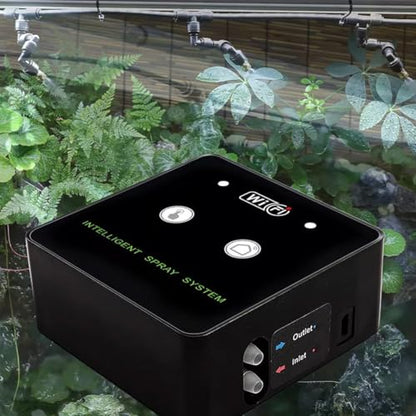 WiFi Terrarium Misting System, 360° Rotating Spray Nozzle with Timed Control, Automatic Humidifier Kit Rainforest Plant Reptile, USB Powered(4 nozzle) - size: 4 nozzle